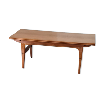 Vintage teak Danish Design adjustable table by Trioh Denmark .