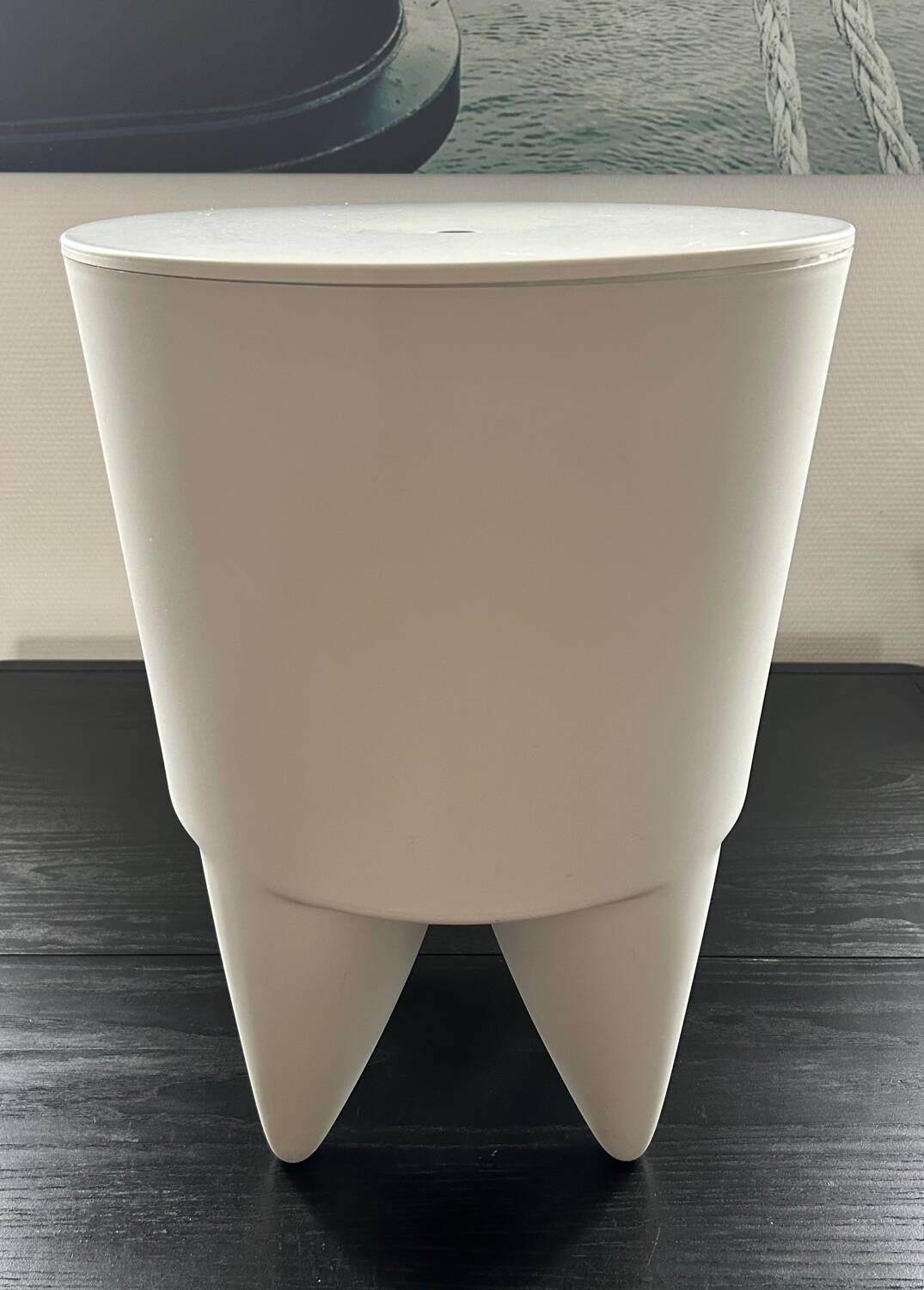 Bubu 1st light grey stool