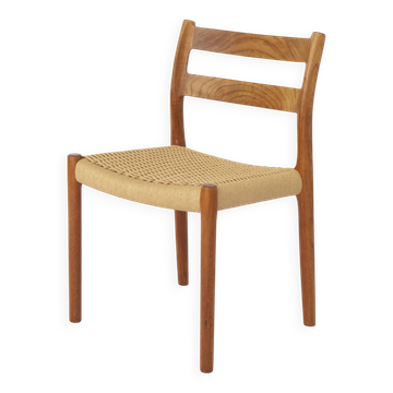 Niels Otto Møller Model 84 Chair | 1 of 8 Available | Danish Teak, 1970s