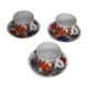 Set 2 cups and under cups to chocolate acapulco de villeroy & boch + 1 offered.