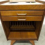 Unique table de chevet jeux 1960 15 jeux complets pieds compas 1960