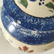Théière Henriot Quimper – décor floral en relief