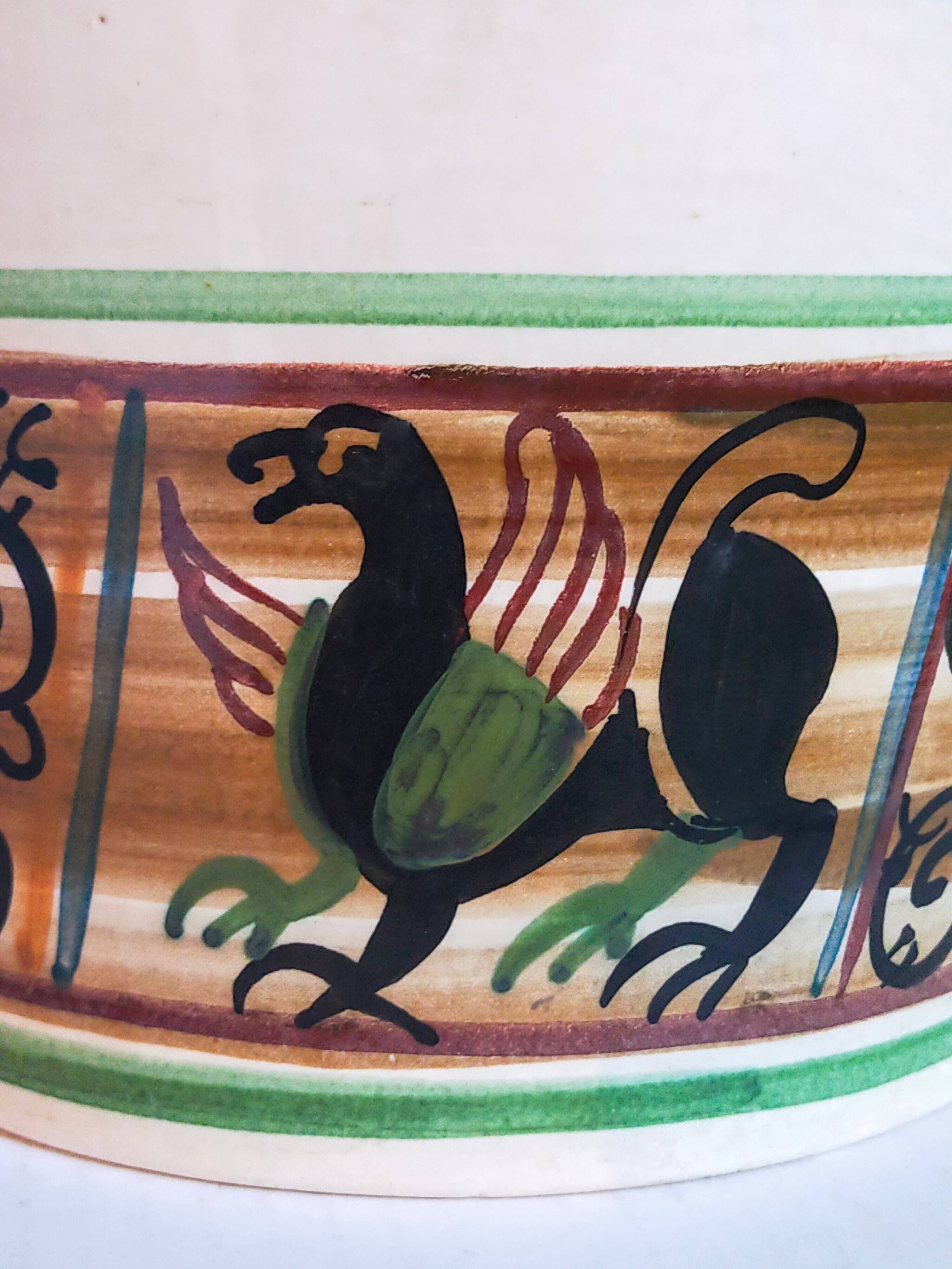 XXL ceramic planter from Saint-Pair-Sur-Mer from the NEUSTRICER earthenware factory, 1960s