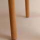 Light Wood Vintage Chair - 1980s Italian Minimalist, Japanese-Inspired, Solid Wood, Batch of 2