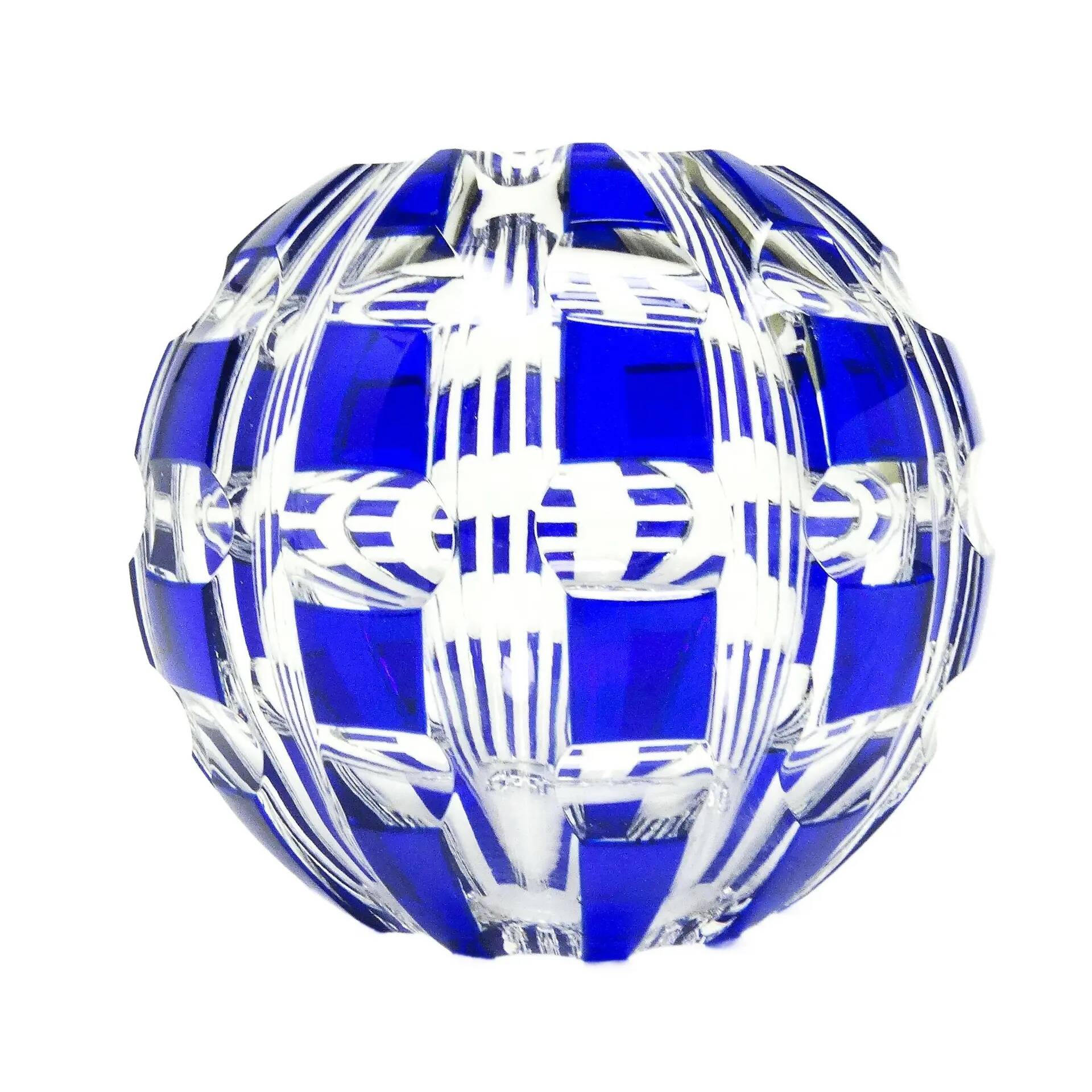 Mid-century modern vase, cobalt glass, Germany, 1950s