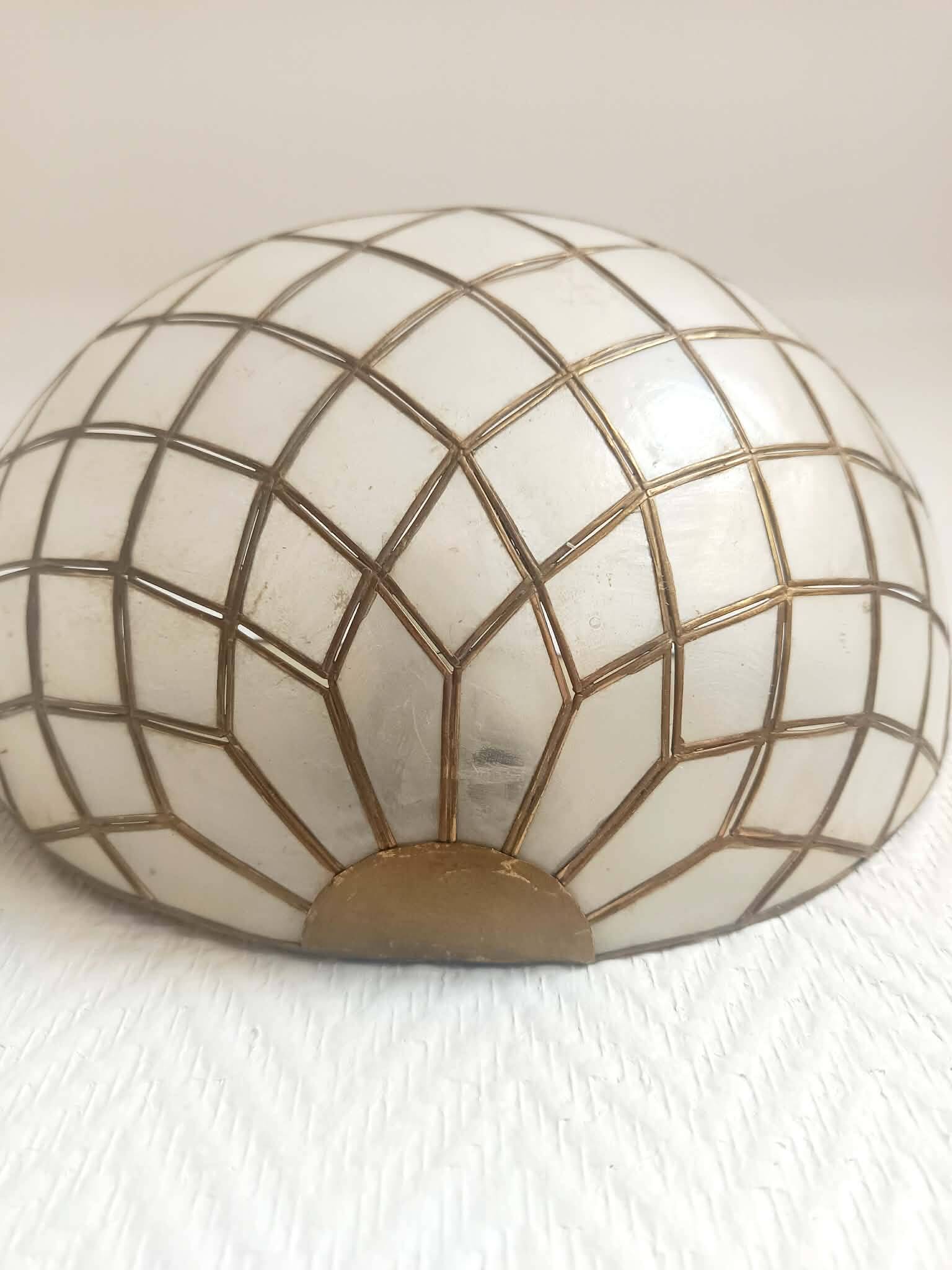 Art Deco mother-of-pearl wall light