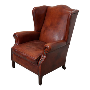Fauteuil club en cuir