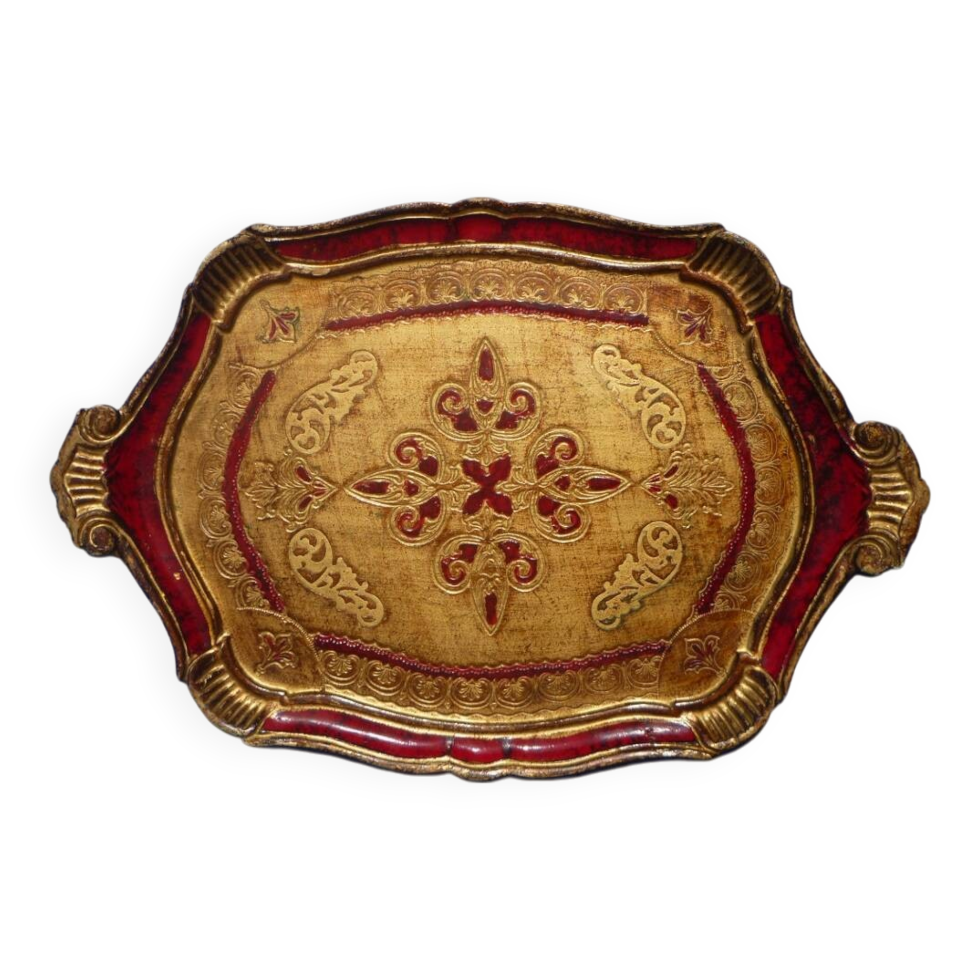 Florentine tray Italy, vintage