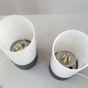 Paire de lampes Seci vintage 1960