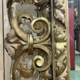 19th century Italian mirror in wood and gilded plaster