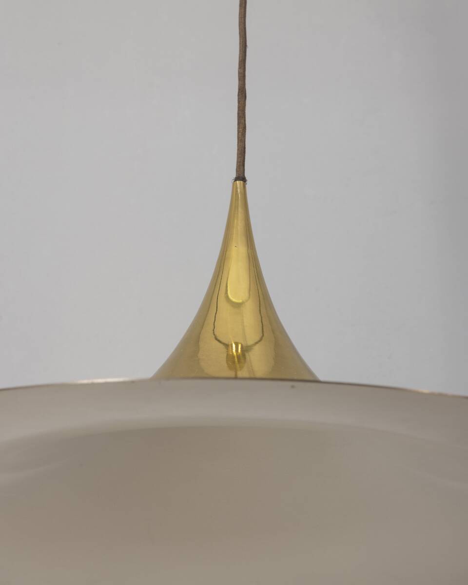 Vintage 70s chandelier design C. Bonderup & T. Thorup for Fog & Mørup