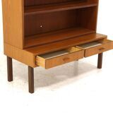 Scandinavian teak bookcase "Kungsholm", Erik Wørts, Möbel-IKEA, Sweden, 1960