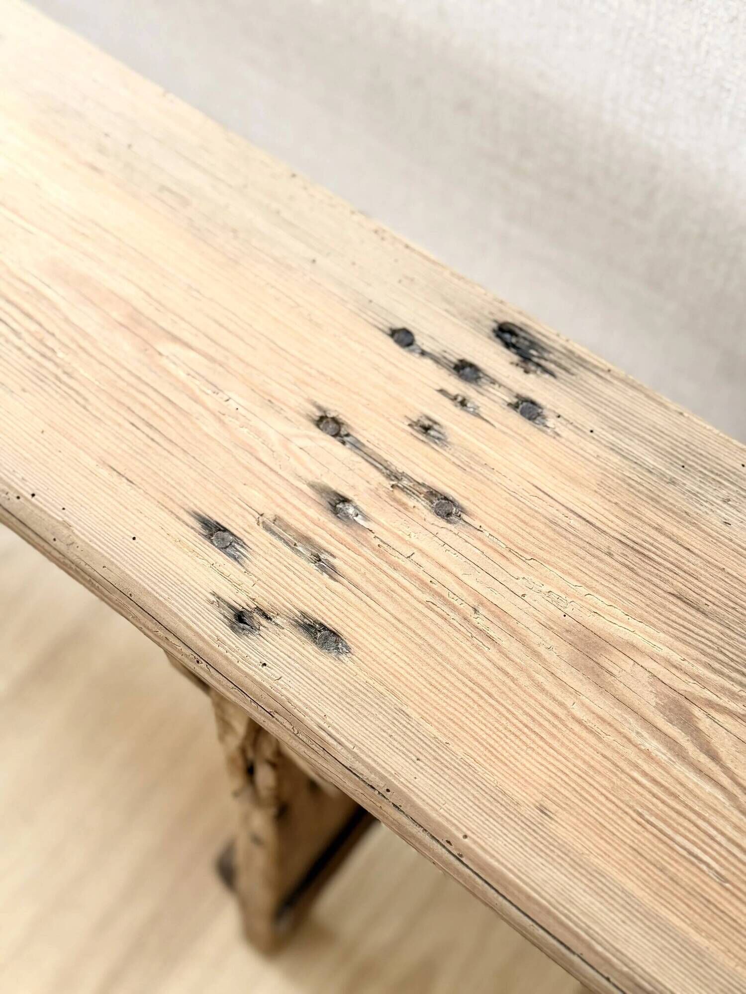 Renovated farm bench