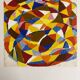 Helmut Dittmann – Vivid Circular Abstract Composition, Striking Multicolour