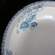 Plat rond creux Terre de fer Bleu Royat Sarreguemines
