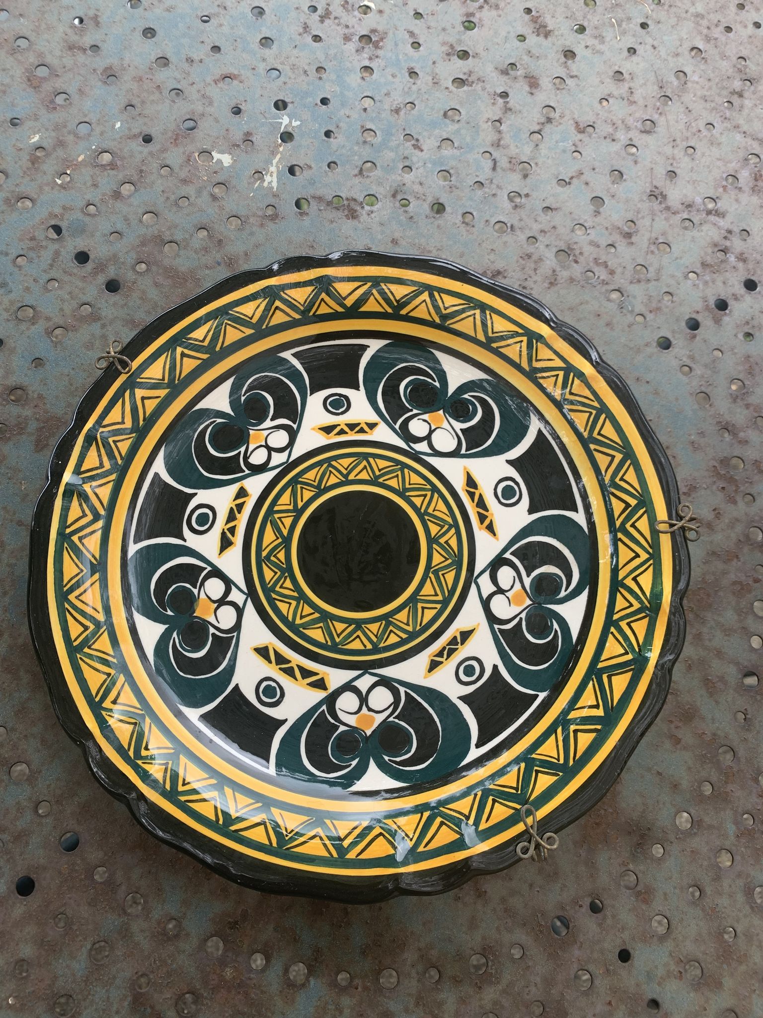 Plate in ceramic of St Jean de Bretagne