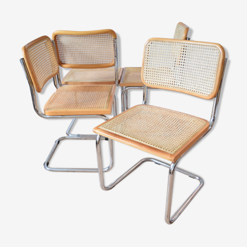 Chaises cesca par Marcel Breuer, 1970