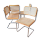 Chaises cesca par Marcel Breuer, 1970