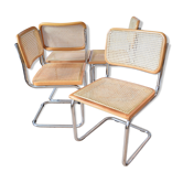 Chaises cesca par Marcel Breuer, 1970