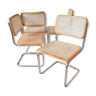 Cesca chairs by Marcel Breuer, 1970