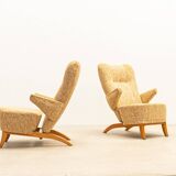Pair of Penguin armchairs by Theo Ruth for Artifort
