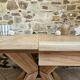 Table ronde orme style Pierre Chapo
