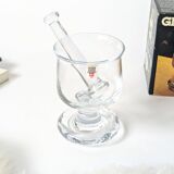 4 verres à grog et mélangeurs, Holmegaard années 70