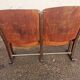 Two-seater strapontin cinema bench 1920/1930
