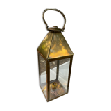 Electrified brass lantern