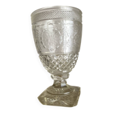 Large Médicis vase in crystal 23.5 cm