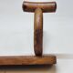 Double Bistro Coat Rack Curved Wooden Hanger Early 20th Century