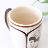 Chope Henriot Quimper, vintage pottery