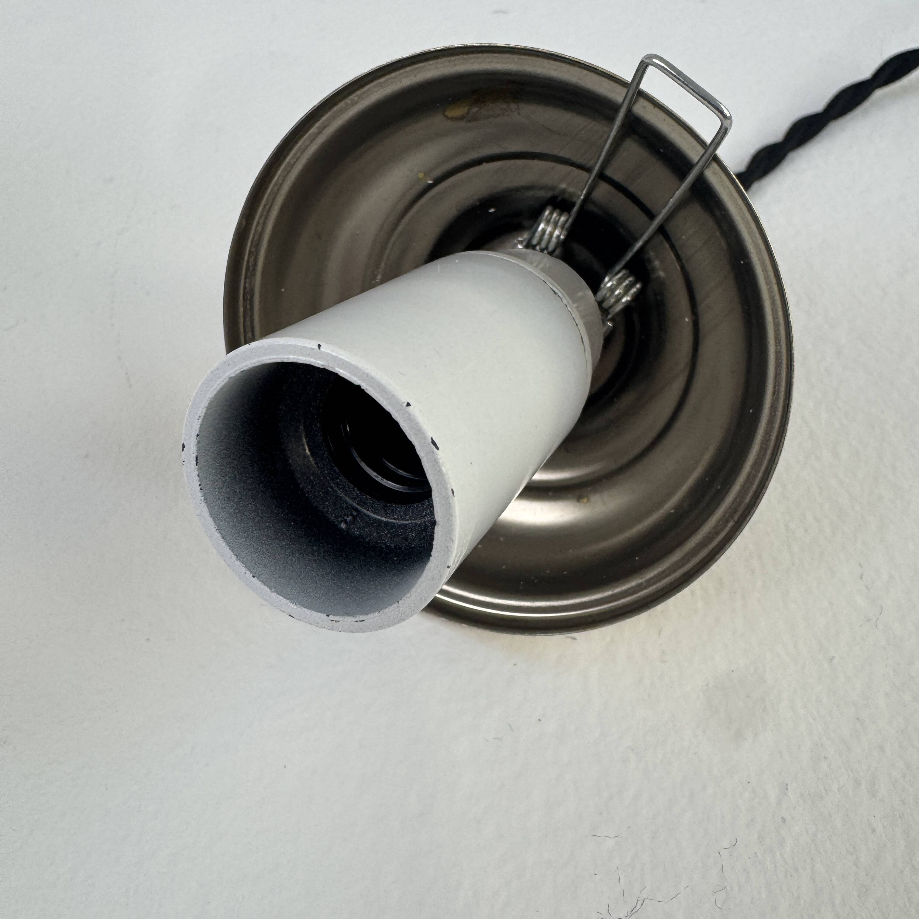 Lot of 3 vintage round glass pendants