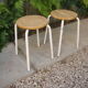Pair of industrial stools
