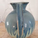 Glazed ceramic pitcher