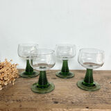 4 Alsace Roemer glasses