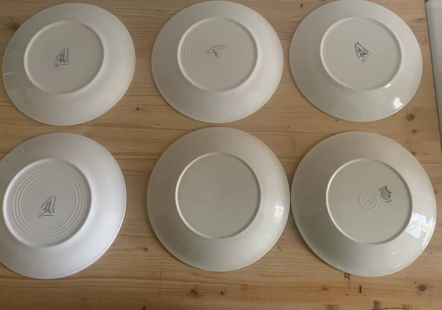 Vintage Longchamp earthenware plates