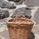 Small wicker basket with handles