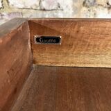 Weekly calendar in louis xv style marquetry stamped from maison gouffé in paris