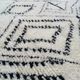 Handmade wool beni orarain rug 260x185 cm