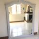 Miroir antique 128 x 170 bois sculpté