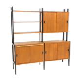 Teak "double" library, Sweden, 1950