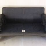 Coronado Brown Leather Sofa, Afra & Tobia Scarpa for B&B Italia