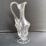 Carafe broc ewer (1) - Art Nouveau - Blown and cut crystal