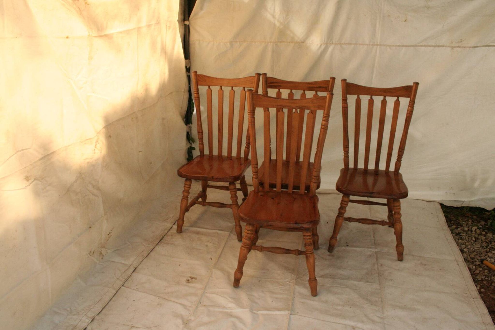 Lot de 4chaises model country americaines  de jdv