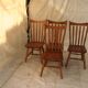 Lot de 4chaises model country americaines  de jdv