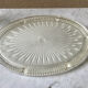 Oval pressed glass trifle art deco 1900