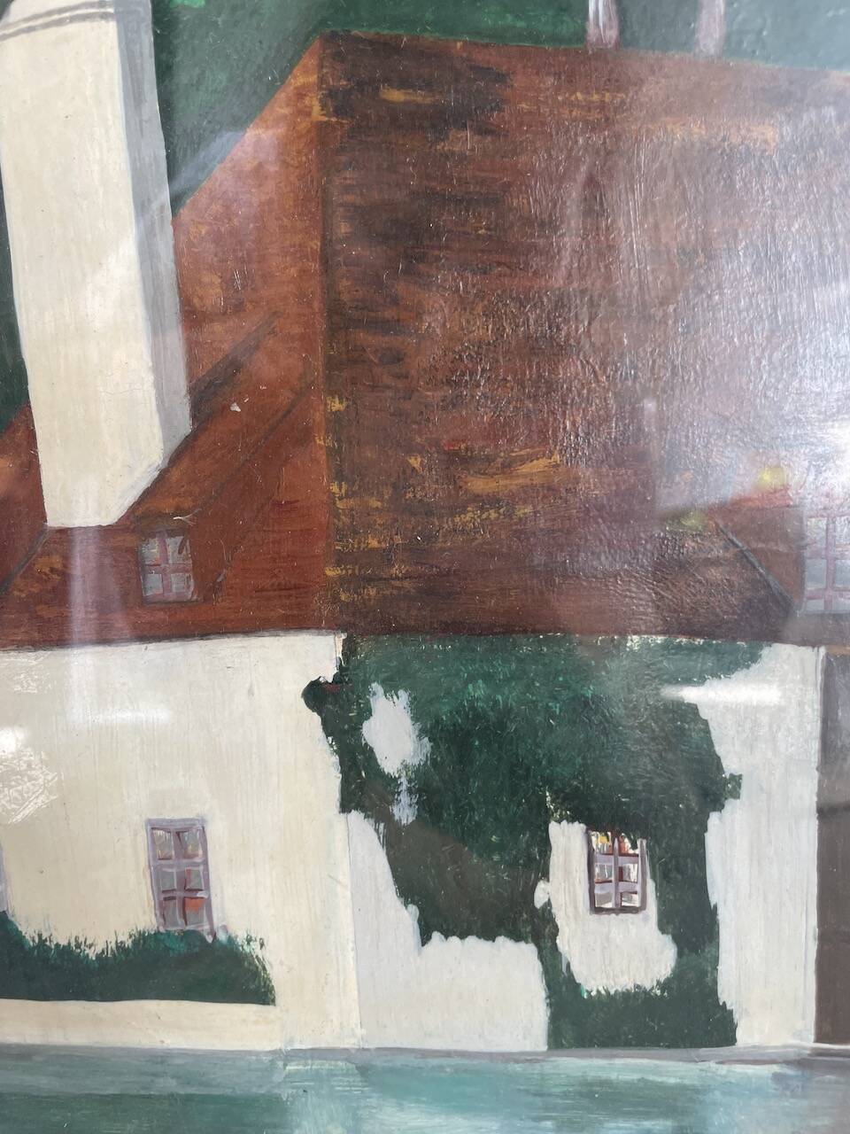 Framed oil “mill” 1981