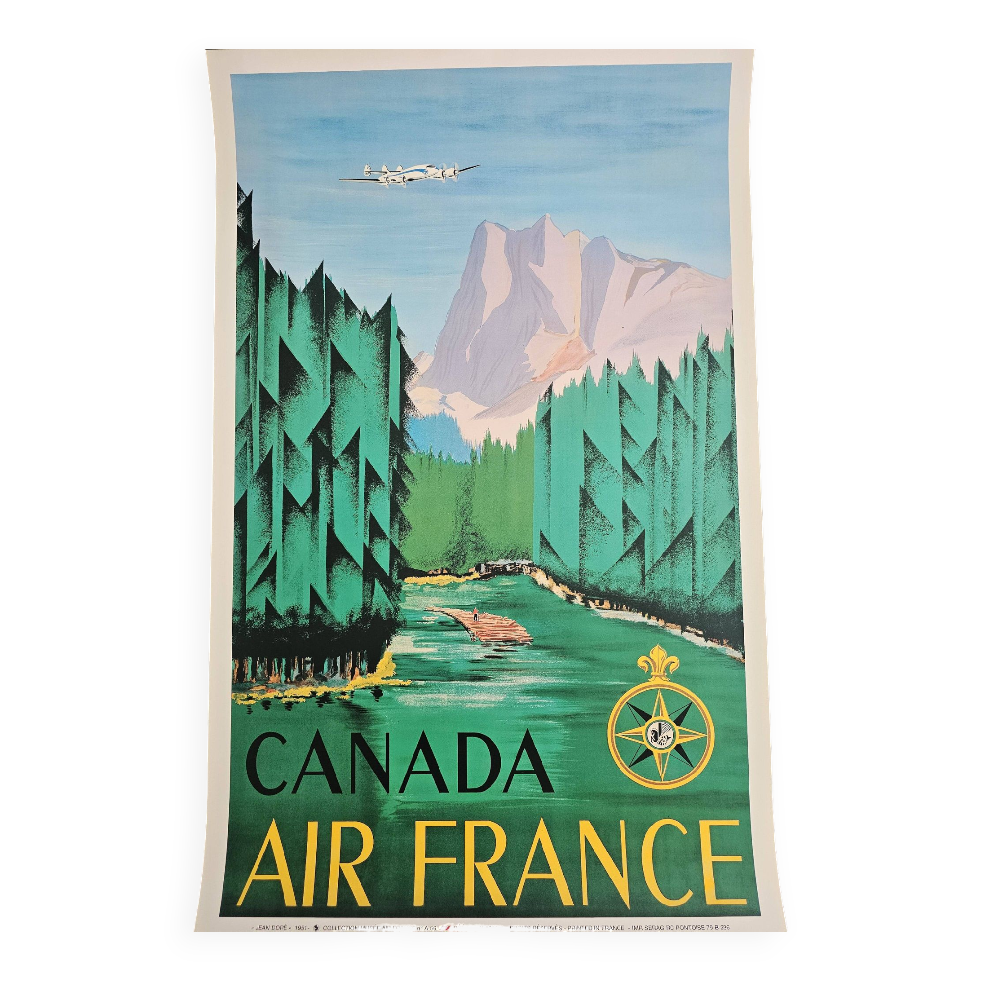 Air france - canada poster