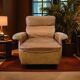Vintage cognac leather armchair / single seater armchair / armchair